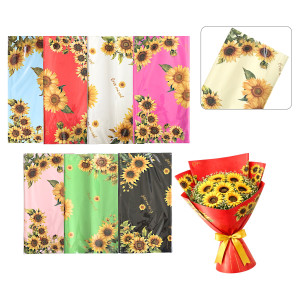 PAPEL COREANO GIRASOLES SURTIDO X20XCOL