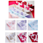PAPEL COREANO CORAZONES SURTIDO X20XCOL