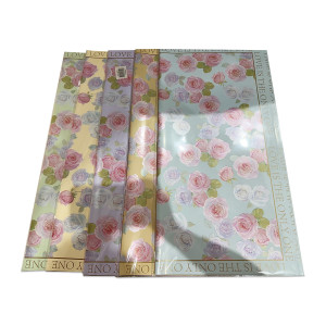 PAPEL COREANO ROSAS SURTIDO X20XCOL