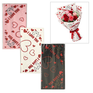 PAPEL COREANO CORAZONES SURTIDO X20XCOL