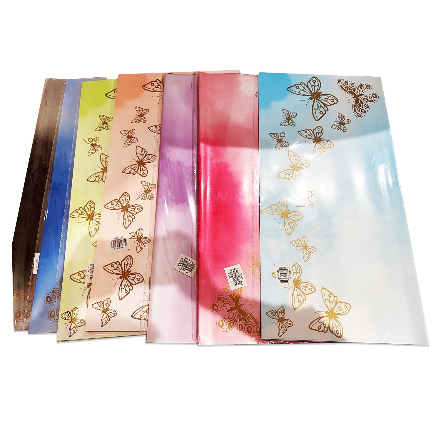 PAPEL COREANO MARIPOSAS SURTIDO X20XCOL