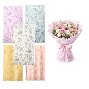 PAPEL COREANO MARIPOSAS SURTIDO X20XCOL