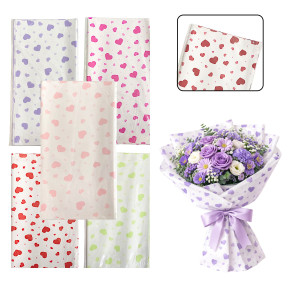 PAPEL COREANO CORAZONES SURTIDO X20XCOL