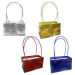 BOLSA REGALO BRILLANTE TIPO BOLSO 22*10.5*13.5CM (PQTX10)