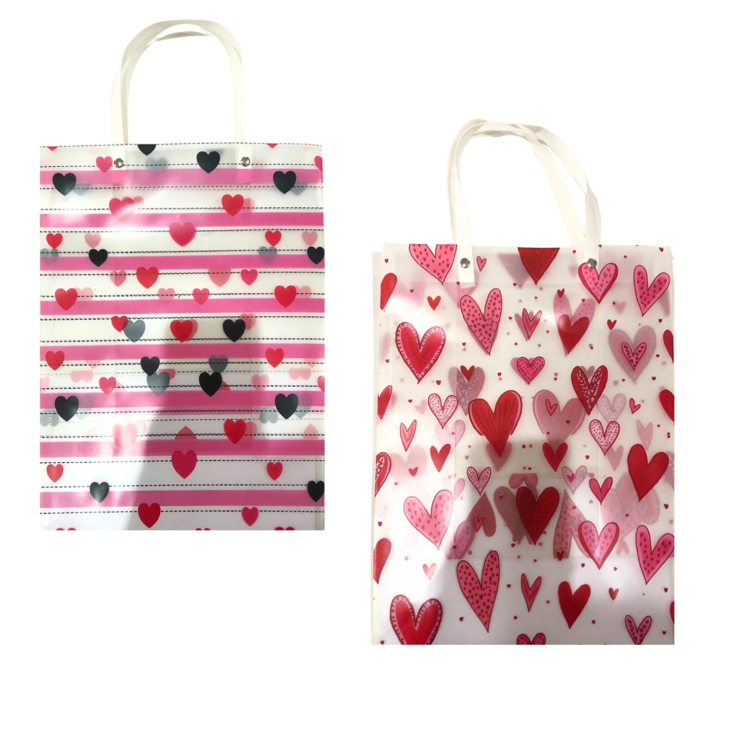 BOLSA REGALO CORAZONES 30*23*12CM (PQTX12)