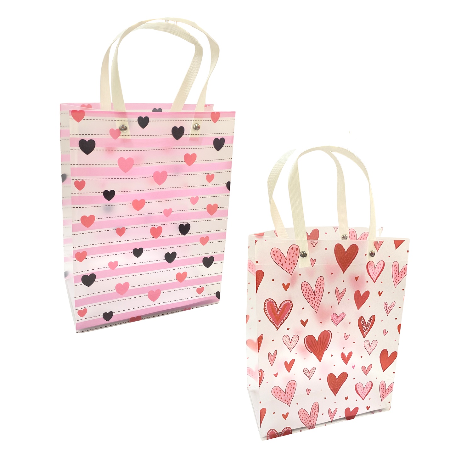 BOLSA REGALO CORAZONES 30*23*12CM (PQTX12)
