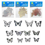 MARIPOSA DECORATIVA SURTIDA X12 (PQTX12)