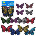 MARIPOSA DECORATIVA SURTIDA X12 (PQTX12)