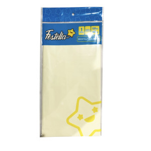 MANTEL PARA FIESTA LISO DORADO (PQTX12)