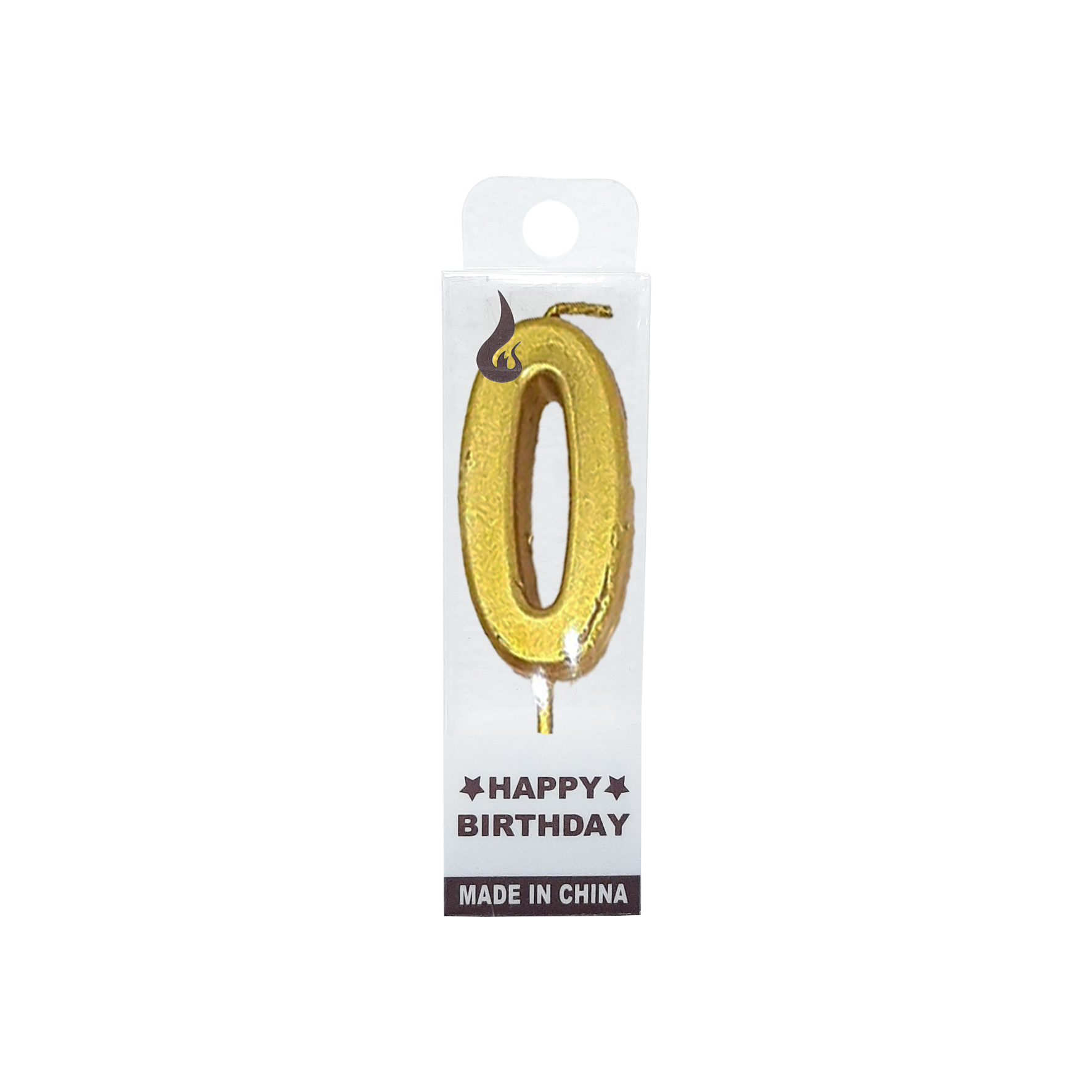 VELA NUMERO #0 DORADO (CJX100)