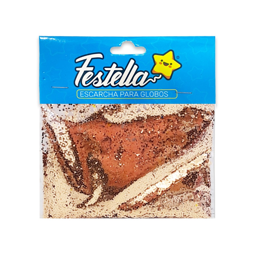 ESCARCHA PARA GLOBO CHAMPAÑA (PQTX12)