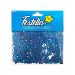 ESCARCHA GLOBO CORAZON AZUL (PQTX12)