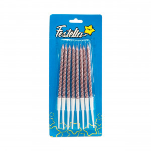 VELA X8 PALO ROSA EN BLISTER  (CJX25)