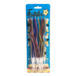 VELA X12 SURTIDA METALIZADA EN BLISTER (CJX24)