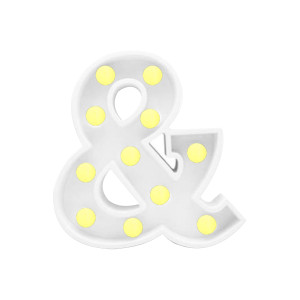 LAMPARA & 16CM FONDO BLANCO LUZ CALIDA