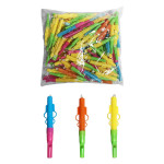 FLAUTAS PLASTICAS 12.5CM X100