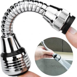 Extensión Flexible Grifo Llave De Agua gira 360 grados