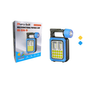 LINTERNA CARGA SOLAR + LAMPARA DK-1615-15