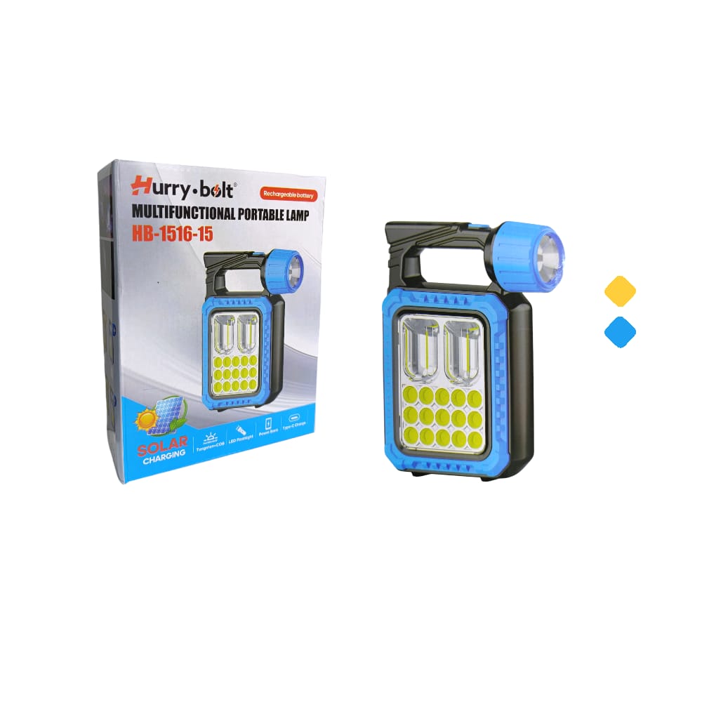 LINTERNA CARGA SOLAR + LAMPARA DK-1615-15