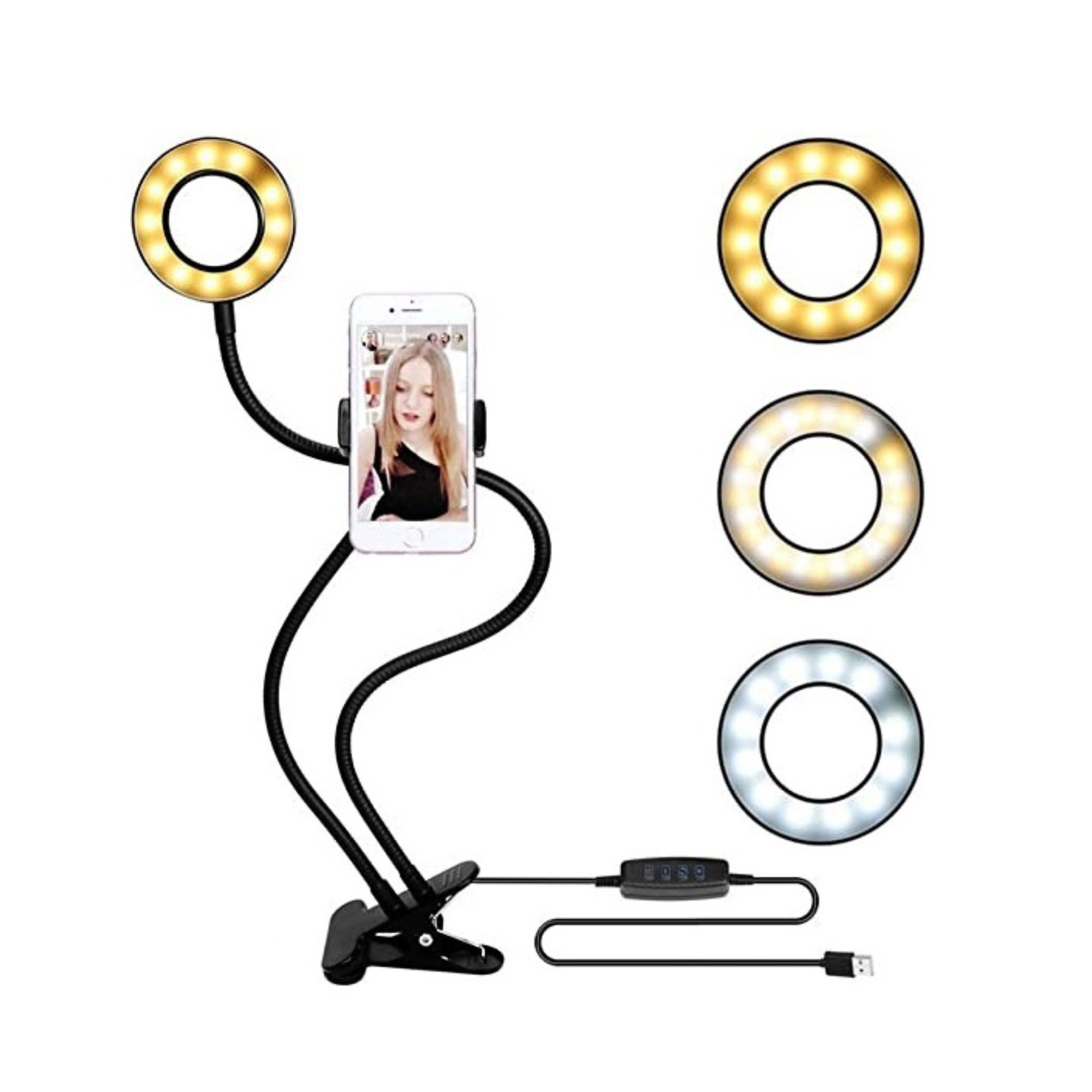 ARO DE LUZ 4" CON PINZA