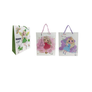 BOLSA DE REGALO MD ESTAMPADO MUÑECA DK-4477-1