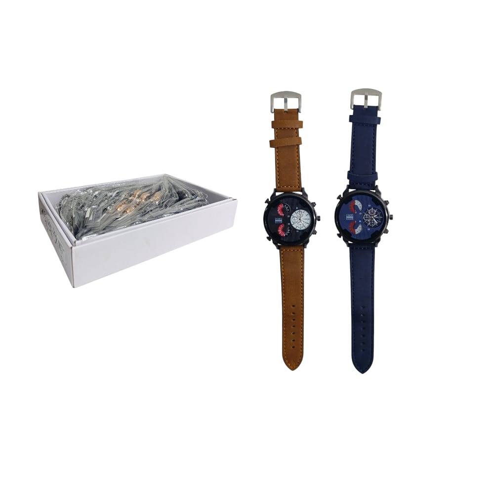 RELOJ HOMBRE TIPO CUERO DK-4641 (CJAX25)