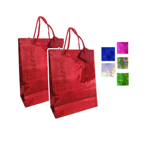 BOLSA DE REGALO HOLOGRAMA #4 DK-5001 (PQTX12)