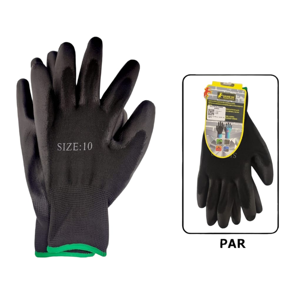 GUANTE NITRILO NEGRO DK216-3 (PQTX12)